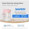 Waterdrop FreshTaste Electric Water Filter Pitcher, Instant Countertop Purifier