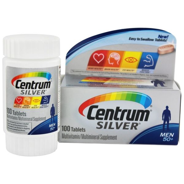 Centrum Silver Men's 50+ Tablets 100 Tablets