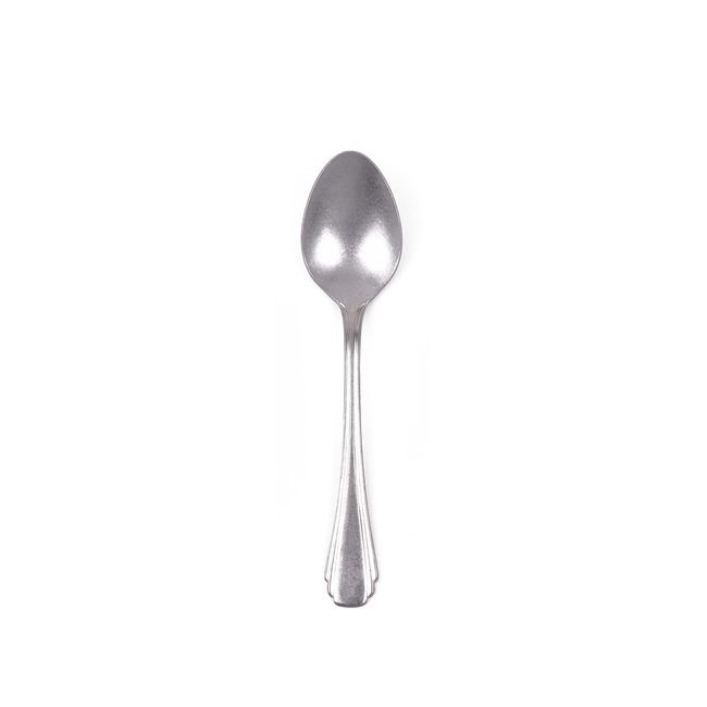 Vintage Inox Vintage J-Wing Dessert Spoon, Made in Japan, Cafe, Restaurant, Stainless Steel, Aging, Unbreakable, Dishwasher Safe