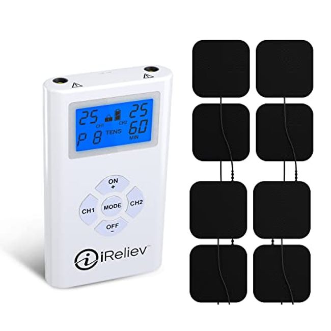iReliev ET-5050 Wireless Premium Tens + Ems Therapeutic Wearable System for  sale online