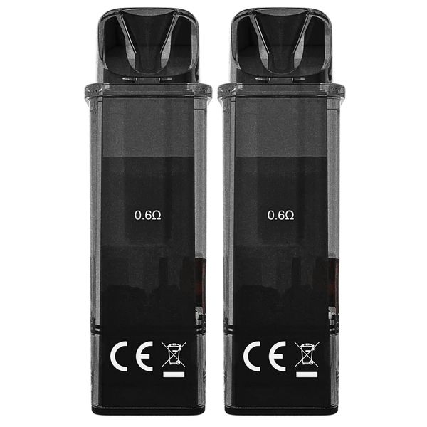 ASPIRE Gotek Replacement Pods (0.6 ohm - Large) - 2 Pack, Side Fill System, RDTL Vaping, No Nicotine