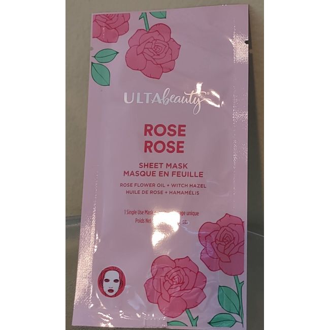 Ulta Beauty Rose Sheet Mask