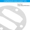 PATIKIL Central Pneumatic Compressor Parts, 2 Sets Replace Freight Air Compressor Head Gasket Kit Reed Valve Replacement