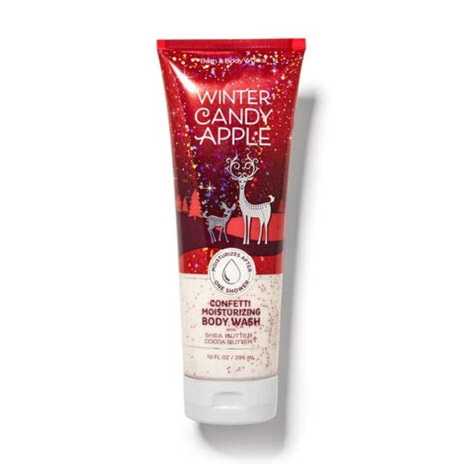 Bath and Body works WINTER CANDY APPLE Confetti Moisturizing Body Wash