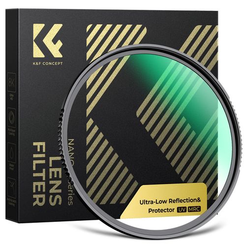 K&F Concept 72mm Shockproof & Ultra Low Reflectivity MCUV Lens Protection Filter, 28 Multi-Coated Waterproof Scratch Resistant HD UV Camera Lens Filter (Nano-X Series)