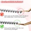 Glowingwin Individual Lashes Cluster Lashes 120 PCS Natural Look False Eyelashes Individual Soft DIY Lash Extensions At Home(20D Mix8-14mm 0.07C Curl)