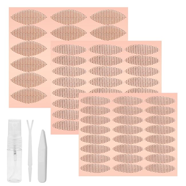 660 pcs Schlupflid Tape Streifen Unsichtbar Schlupflider Stripes Augenlidklebeband Eyelid Lifting Stripes Netz Double Sided Eyelid Tape mit Pinzette Gabelstange für Augenlid Korrekturstreifen