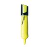 BIC Brite Liner Flat Highlighter, Chisel Tip for Broad Highlighting & Fine Underlining,Yellow, 12-Count