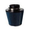 Open Funnel High Performance Air Filter 3.00" Inlet ID Cold Air Intake Cone Blue