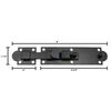 8" Slide Bolt Shutter Lock Bolt New York Slide Bolt Door Latch Shutter Bolt