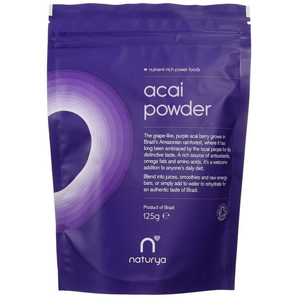 (2 Pack) - Naturya - Org Acai Powder | 125g | 2 PACK BUNDLE by NATURYA