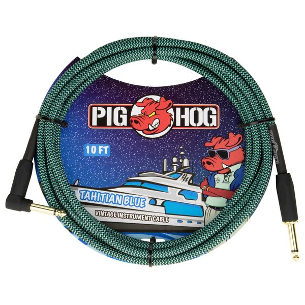 Pig Hog PCH10TABR Instrument Cable 10 Foot