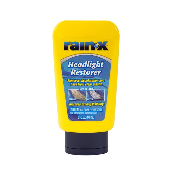 Rain X Headlight Restorer 5 Ounce Clear Plastic Haze Remover Universal Fit