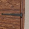 Spear Diamond Etch Pintle Door Strap Hinge Iron 16" Pack of 4