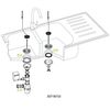 Wirquin 30718733 – Drain for 2 Communicating Basins D60 mm with Washing Machine Plug