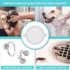 25 Pack, Disposable Shower Drain Hair Catcher Mesh Stickers