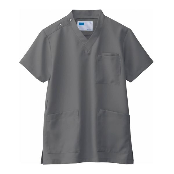 WHISEL WH11485A-015 Unisex Scrubs, Dark Gray, LL