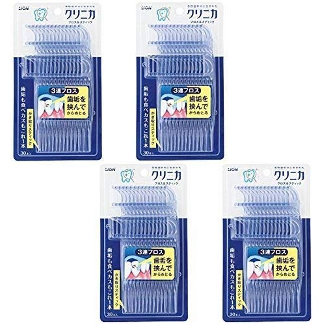 [Bulk Purchase] Clinica Floss & Stick 30 Sticks [x 4]