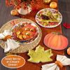 Set of 4 Appetizer Plates - Fall Leaves