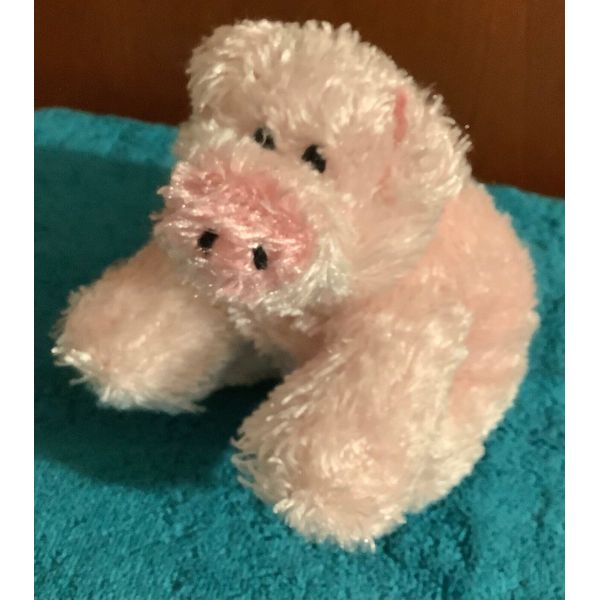 Dakin Pink Pig Plush  Sidney. Soft and Cuddly Farm Animal Stuffed Toy