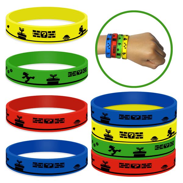 20 Video Game Party Favors Wristband, Party Gift, Goodie Bag Filler (SuperM)