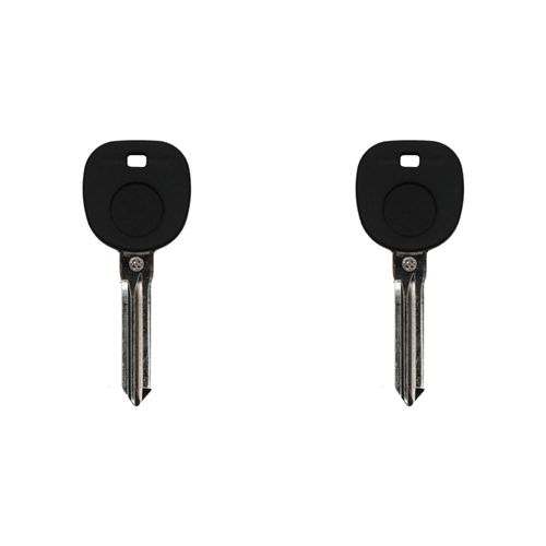 KEYS4LESS Replacement Transponder Ignition Car Key for Buick Enclave 2011 Part Number 23372322 Chip ID 46 (Circle+) Pack of 2