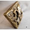 BRASS FLEUR D' LIS DECORATIVE DOT (METAL TILE ARTS MANUFACTURING)5