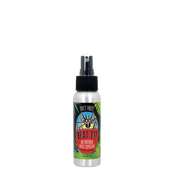 Beat IT! All Natural Deet-Free Insect Repellent (2 oz Travel Size)