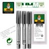 KRÓL 1/2-13 UNC Thread Tap Set, 3pc HSS-M2 Taper, Plug, Bottom, High Production Hand Tapping Tools