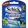 Protector Three Replacement Blade (12 pieces) x 1 set Men's Razor