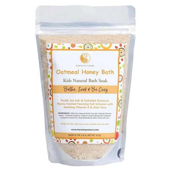 Harmony N More Bath Bath Best Oatmeal Honey Kids Bath Natural Pacific Sea Salt Relaxing and nourishing ball for skin