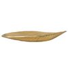 Creative Co-Op Decorative Cast Aluminum Footed Shell Shaped Tray, Gold Finish