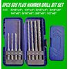 8Pcs SDS Plus Drill Bit Set Carbide Tip Rotary Hammer Masonry Concrete Drill Bit