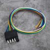 Trailor4 Way Flat - 5 Pin Flat Plug 5 Way Flat Trailer Wire Harness Extension Connector Plug 25inch