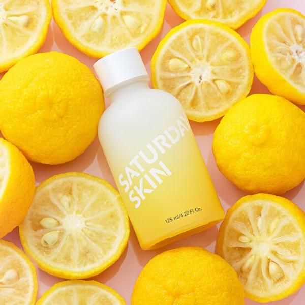 Saturday Skin Yuzu Vitamin C Bright Toner 125ml Whitening Moisturizing