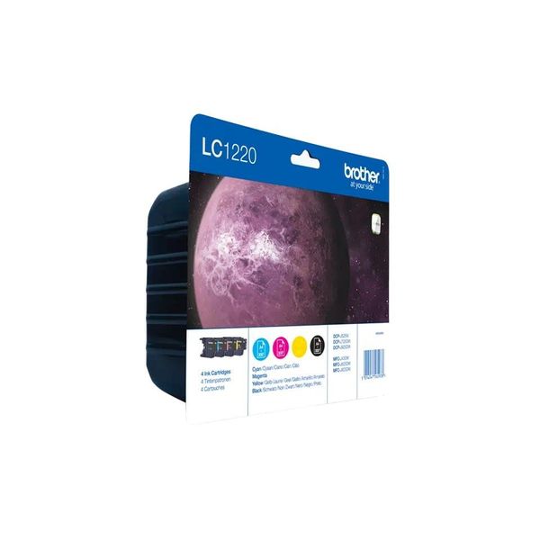 BROTHER LC1220 Colour Value Pack Ink Cartridges- Blister