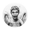 Weeping Angel Scary Angel Art PopSockets Swappable PopGrip
