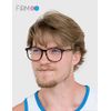 Firmoo Blue Light Reduction Glasses, UV Protection, Fashionable Glasses, Reduces Eye Fatigue, Prevents Radiation, Eye Protection, Clear, pattern