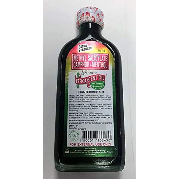 Genuine EFFICASCENT OIL Extra Strength Counterirritant 50ml