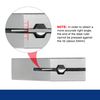 WORKPRO Adjustable Combination Square Set, 150 + 300mm, Stainless Steel Angle Ruler with Bubble, Multifunctional Measuring Tool