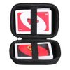 Adada Travel Case for Mattel UNO Card Game (Only Case) (Black)