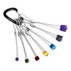 Black Diamond Stopper Set Classic #5-11 silver/colourful 2019 climbing nuts