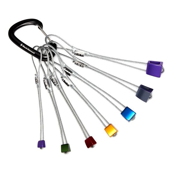 Black Diamond Stopper Set Classic #5-11 silver/colourful 2019 climbing nuts