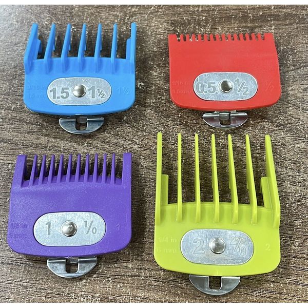 4 PCS For Hair Clipper Comb Guide Trimmer Guards Attachment (UK SELLER)