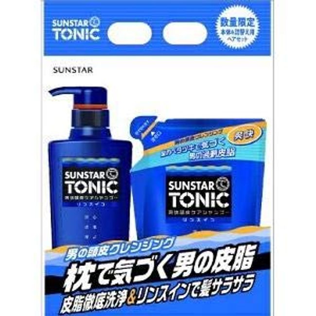 Sunstar Tonic Rinse In SP Unit + Replacement, 16.2 fl oz (460 ml) + 11.8 fl oz (340