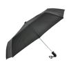 Drizzles Mens Deluxe Compact Auto Umbrella - Black