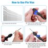 59x Precision Mini Micro Hand Twist Drill Bits Pin Vise Set Rotary Tools DIY Kit