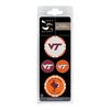 Team Effort Virginia Tech Hokies Ball Marker Set