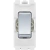 BG RPC12 Nexus Grid Polished Chrome 20AX 2 Way 1 Pole Switch Module