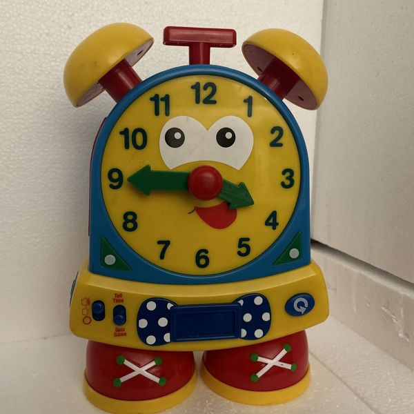 The Learning Journey Telly The Teaching Time Clock and Quiz Analog Vintage